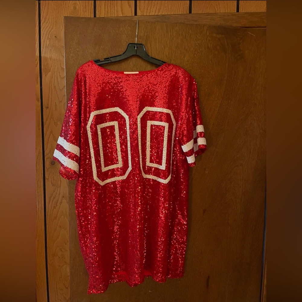 Fantastic Fawn Scarlet Sequin Dress